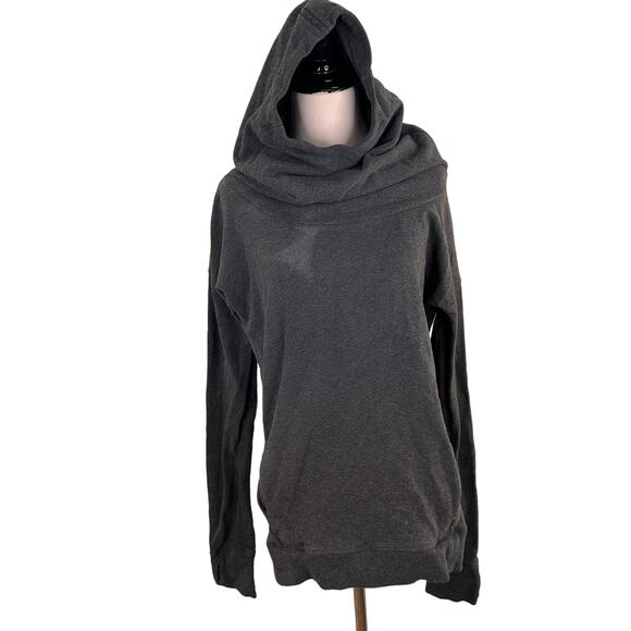Lululemon Athletica Grey Pull Over Hoodie Sweatshirt Size 4 - Picture 1 of 12